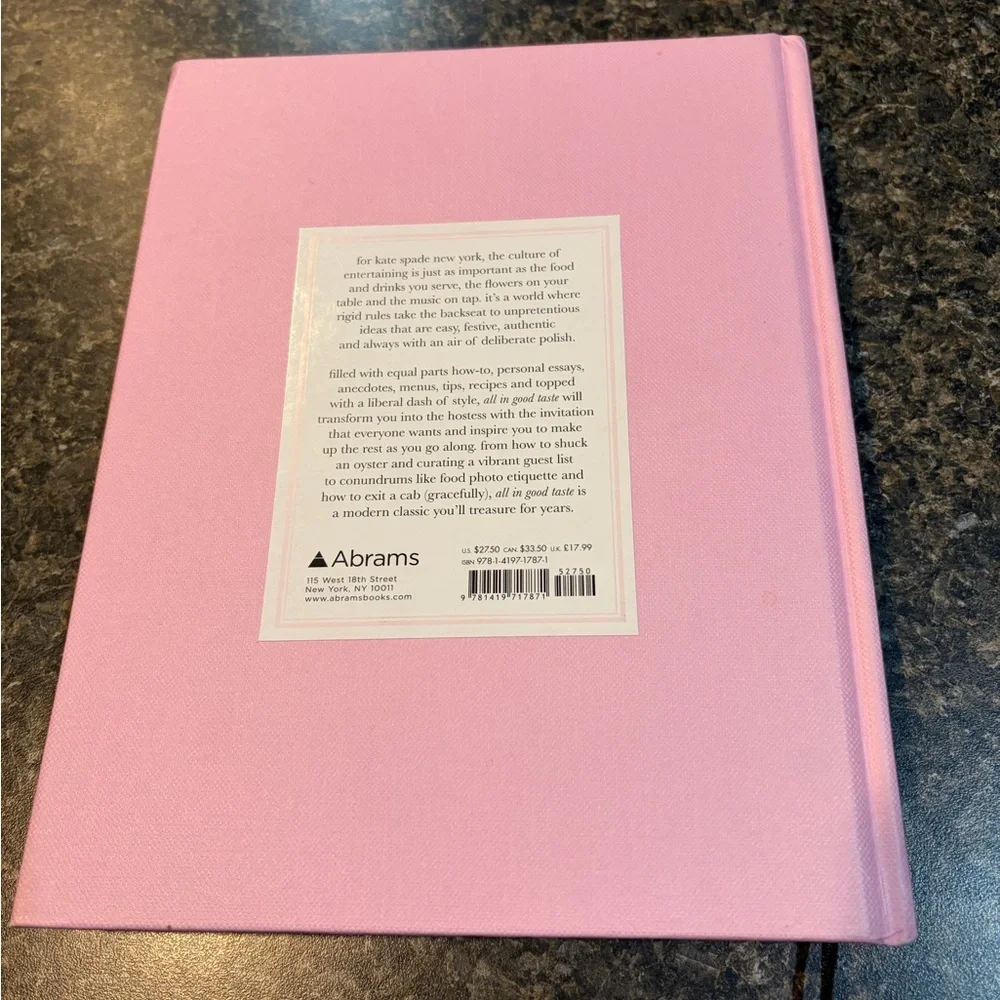 Kate spade all in good taste book